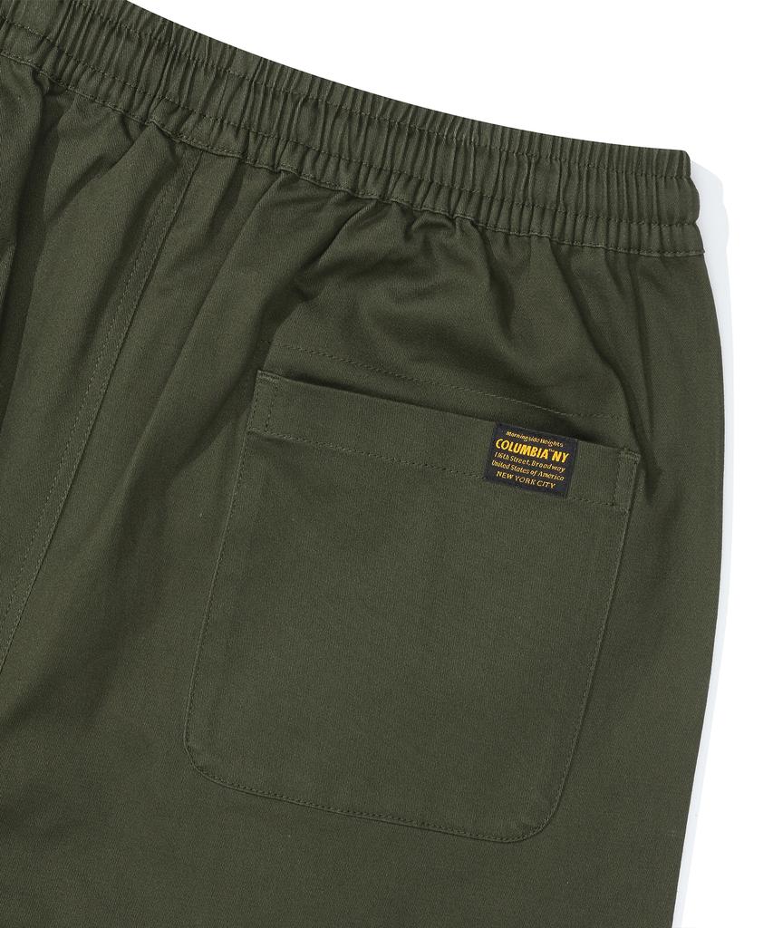 COLUMBIA UNIVERSITY M-Label Loose-Fit Pintuck Pants Dark Khaki