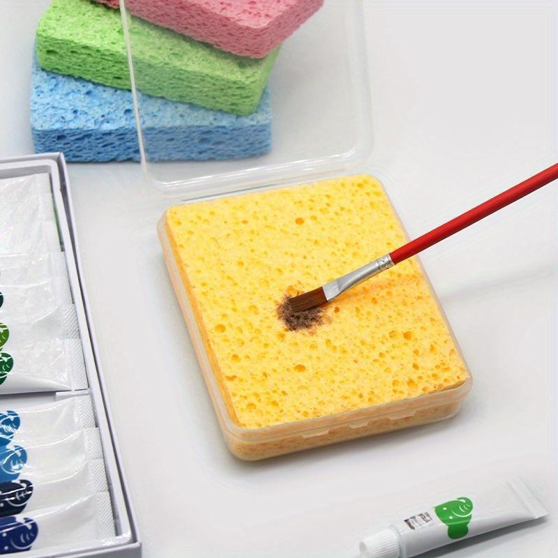 1pcs Wood Pulp Cotton Absorbent Sponge for Watercolor Painting Drawing