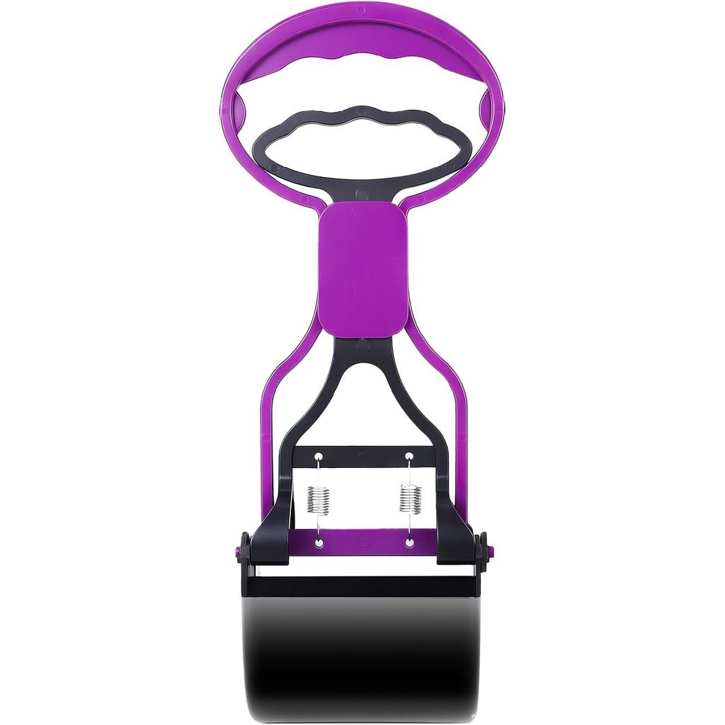 Pooper Scooper, Foldable Dog Pooper Scoops with Durable Spring, 28" Long Handle Pet Pooper Scoopers for Dogs and Cats, Dog Poop Pick Up Tool for