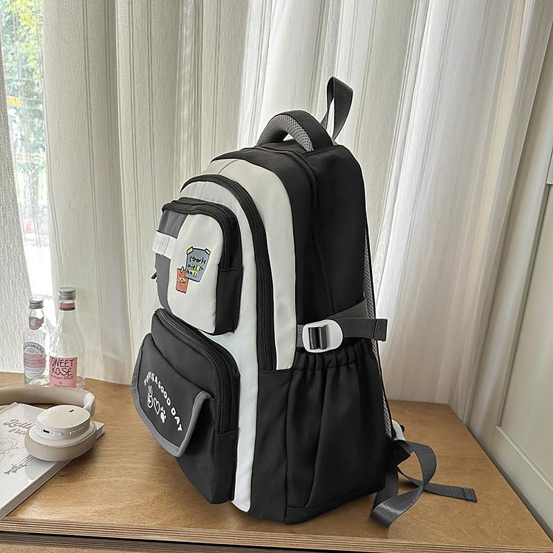 Campus Rucksack mit großer Kapazität, leicht, mit Farbkontrast, Mädchenrucksack, Kinderrucksack