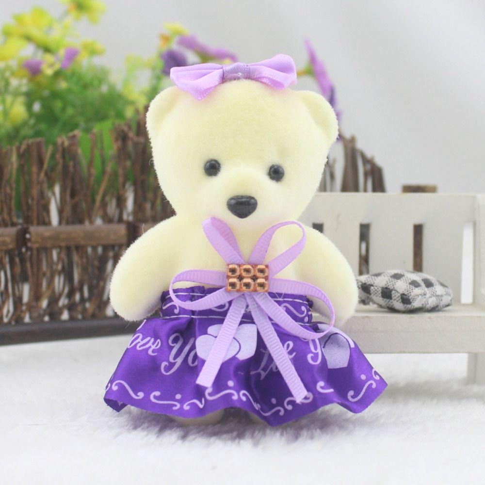 10pcs/set Foam Bear Bear Plush Foam Toys Plush Doll Cartoon Bouquet Doll  Girlfriends