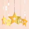 Golden Star Hangers Birthday Party Decoration Balloon Decorations Sequin Pendants Restaurant Window Decorations Supplies