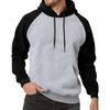Men's Colorblock Sweatshirt Hoodie Men's Sports Large Size Casual Sweatshirt