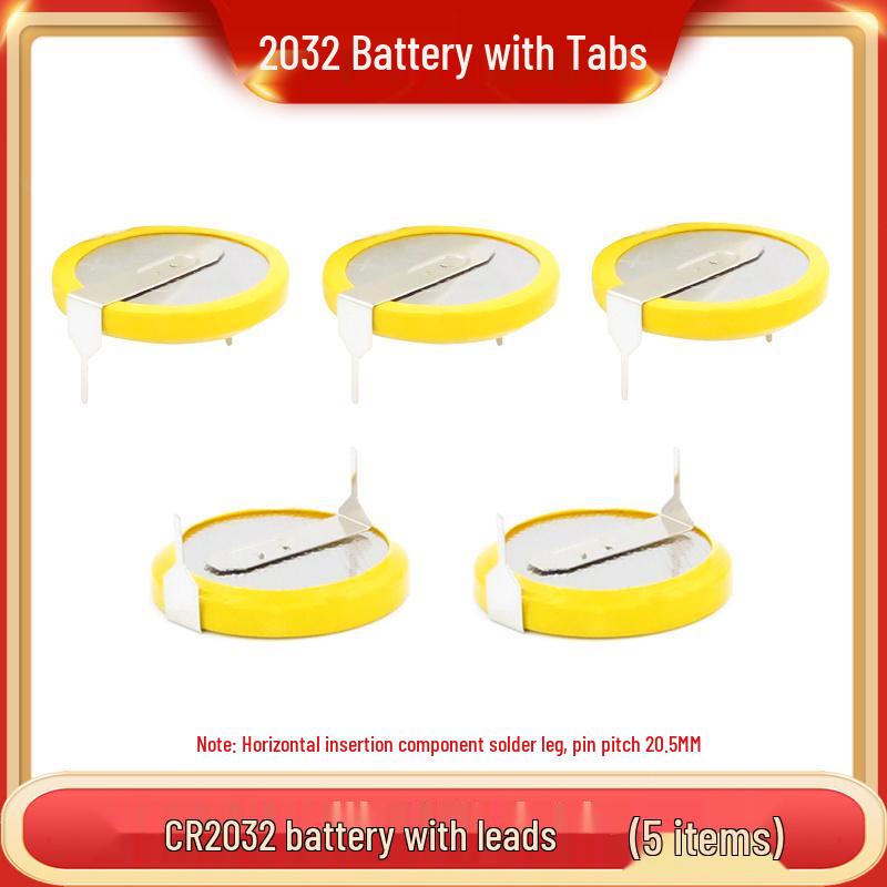 3V Coin Battery Holder for CR2032, CR1220, CR1632, CR2450 - Spring Contact SMD Connector