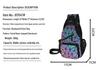 Vielseitiger Mini-Rucksack mit Diamantgittermuster: Multifunktionale Schulter-, Crossbody-, Hüft- und Brusttasche für High-School-Schülerinnen und Frauen.