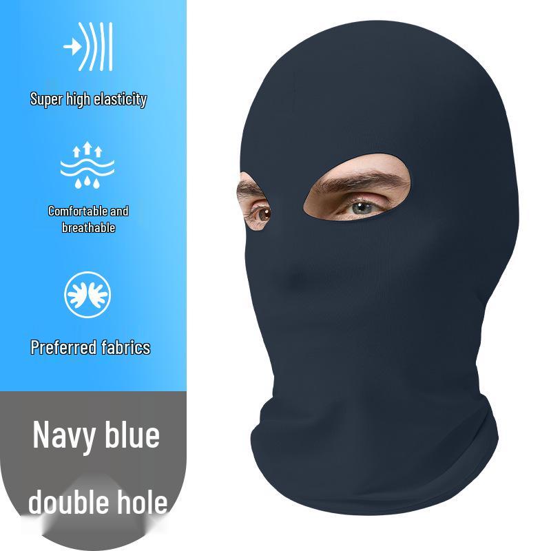 Breathable Summer Three-Hole Sunscreen Mask for Outdoor Cycling and Sun Protection