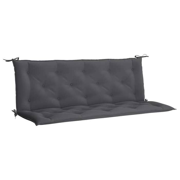Coussin pour balancelle - VIDAXL - Gris Anthracite - 150 cm - Oxford 100% polyester - Résistant aux intempéries