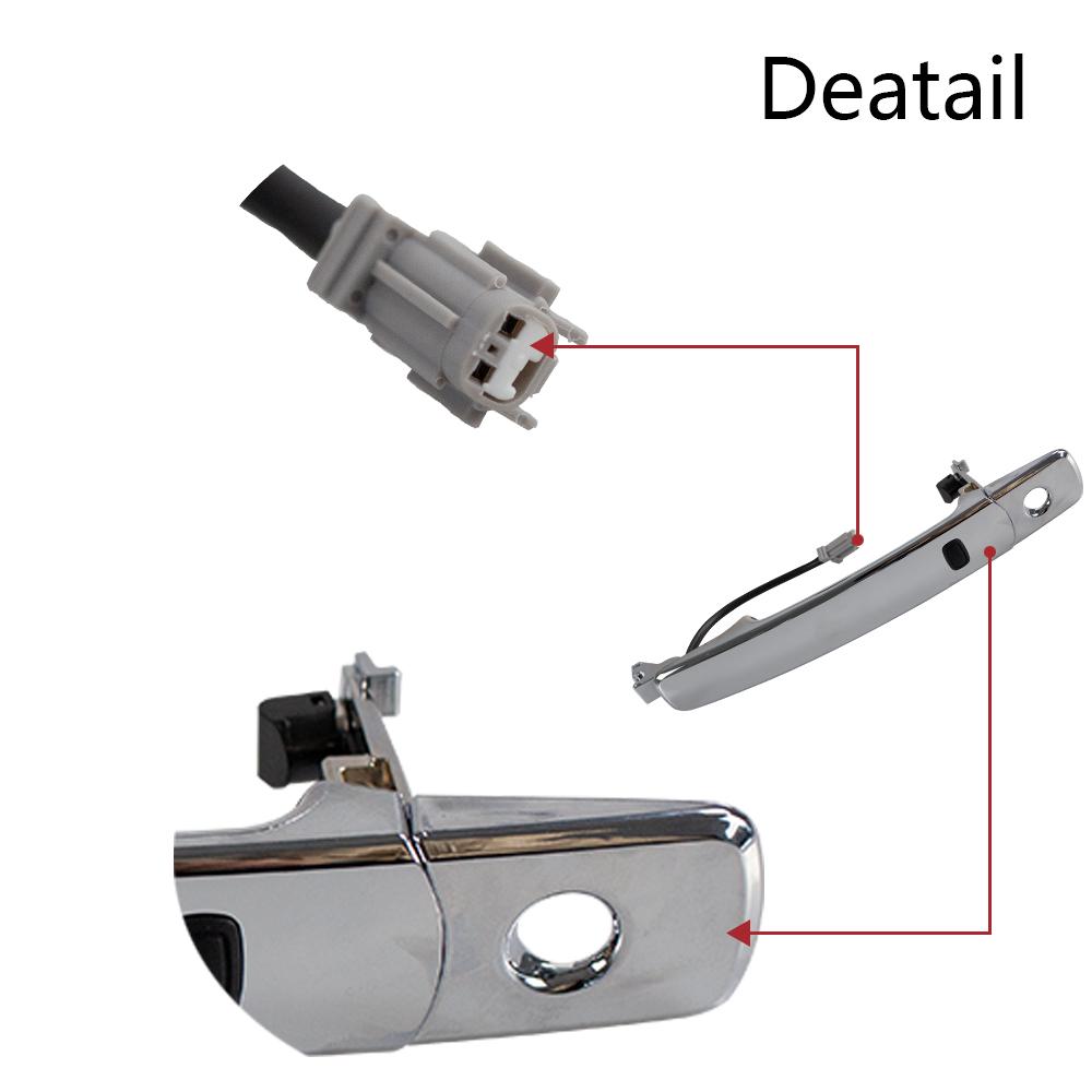 

Передняя внешняя дверная ручка Smart Entry для Nissan Murano 2003 2004 2005 2008 Infiniti FX 35 FX 45 Nissan Rogue 2008-2015 with hole