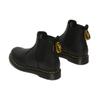 Dr. Martens 2976 Leather Round Toe Slip-On Ankle Chelsea Boots Unisex boots Charcoal-Black 27142001