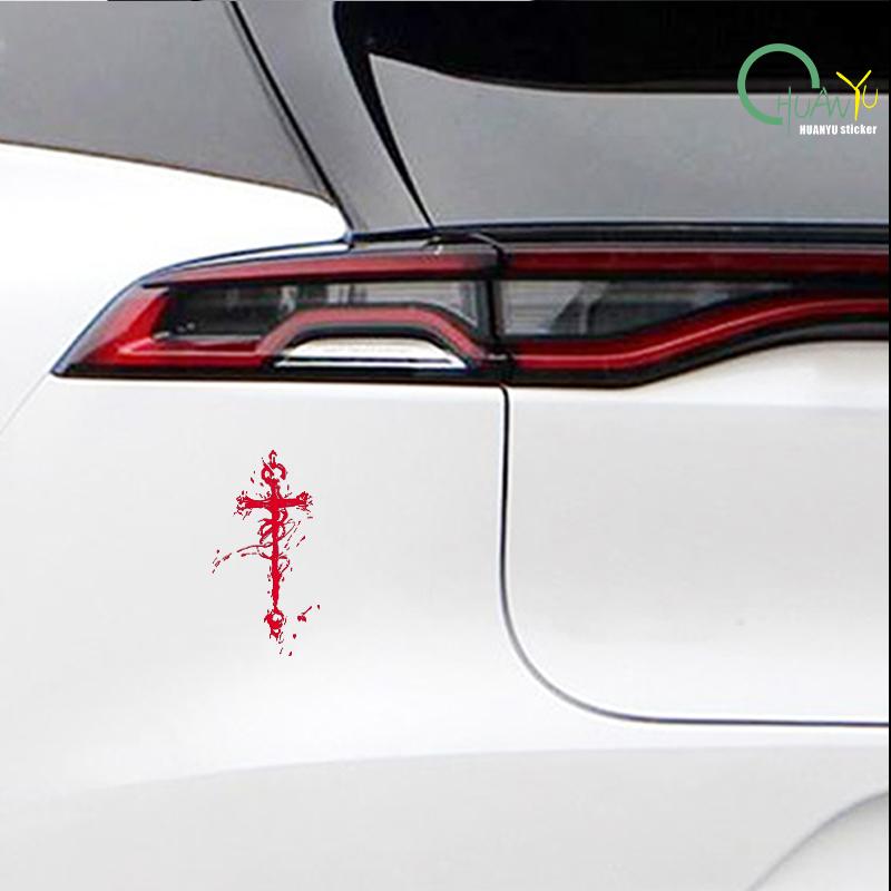 Personality creativity and faith dance car sticker car motorcycle scratch decoration reflective waterproof sticker