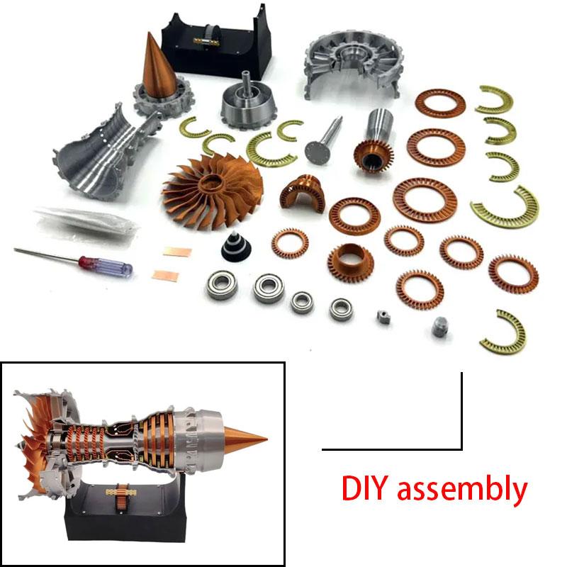 Aviation Turbofan Engine Model DIY Assembly