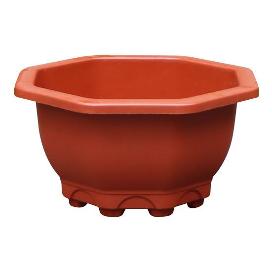 

Горшок для цветов с циркуляцией воздуха, дышащий, утолщенный пластиковый горшок для бамбука, кливии, дренажные отверстия, горшок для роста вниз для домашнего сада, балкона S красный