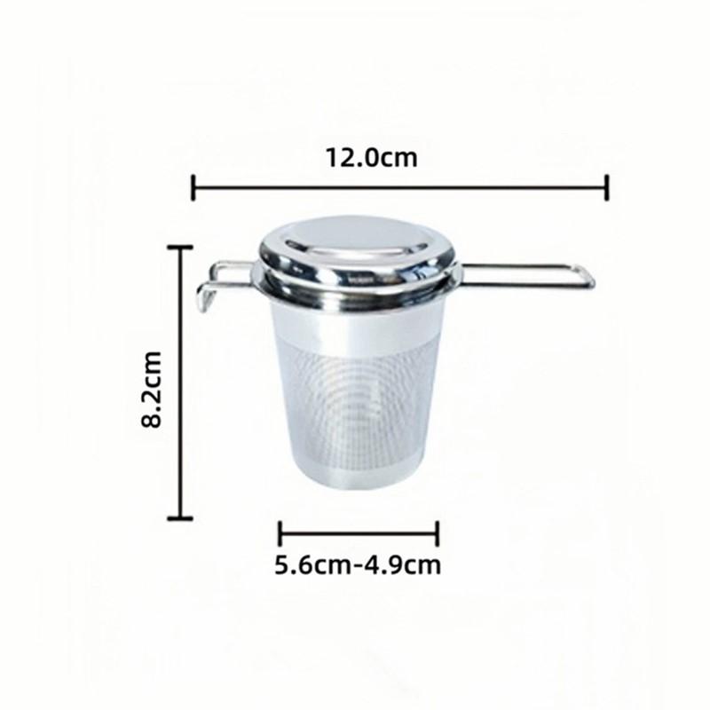 Stainless Steel Loose Leaf Tea Steeper Fine Mesh Filter Bags Practical Coffee Filter For Home Tea Making Accessories