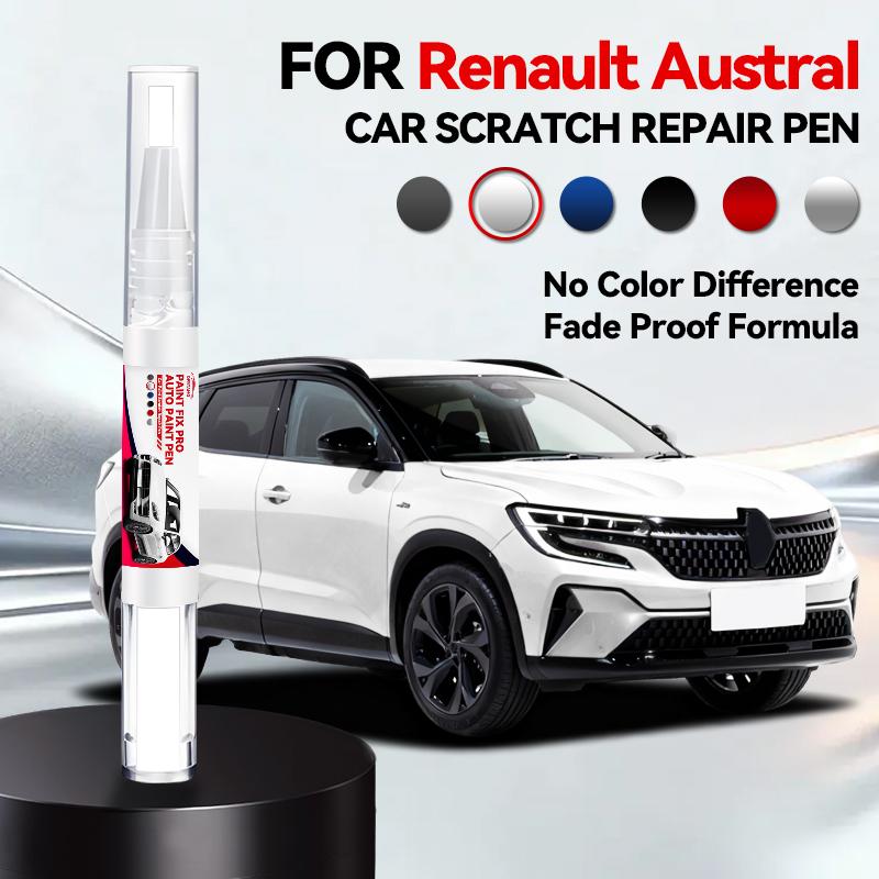 Para Renault Austral 2022-2025 CMF-CD Caneta de Reparo de Pintura Retoque Removedor de Arranhões DIY Acessórios Automotivos Preto Branco Azul Vermelho Cinza