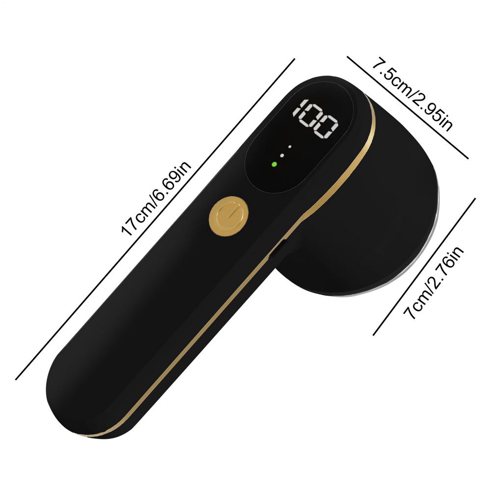 Rechargeable Lint Remover Type-C Charging Rechargeable Hair Ball Trimmer For Clothes Portable 3 Speed Intelligent Digital Displa