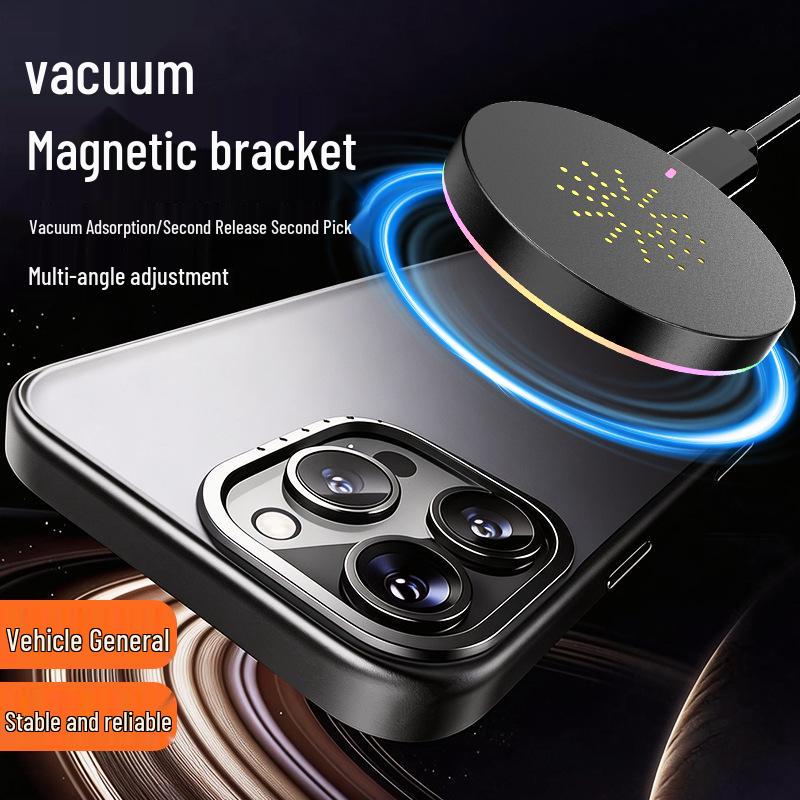 2026 Auto-Sensing Wireless Car Charger & Phone Holder - Fast 15W Charging Navigation