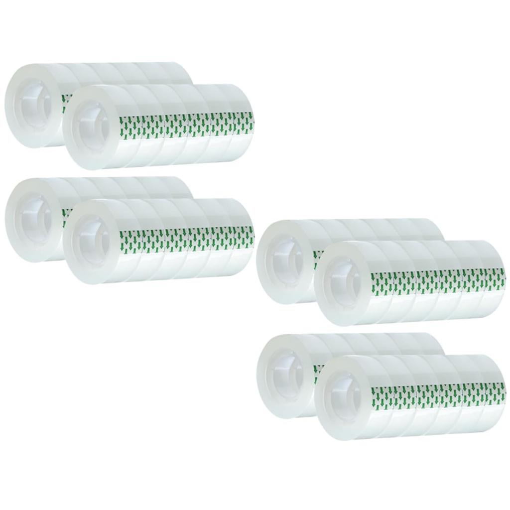 Clear Tape Refill 12 Rolls, Hand Tearable Transparent Tape for Dispenser, 3/4" x 1000inch Adhesive Tape for Office Home Craft Gift Wrapping (Not for