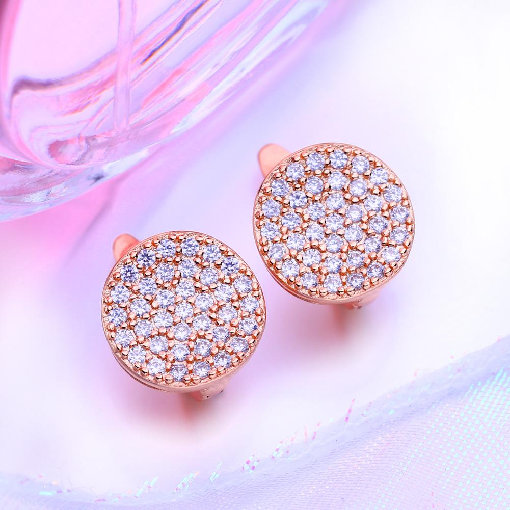 Orecchini a lobo per donna Moda Lusso Zirconia Cubica Orecchini pendenti