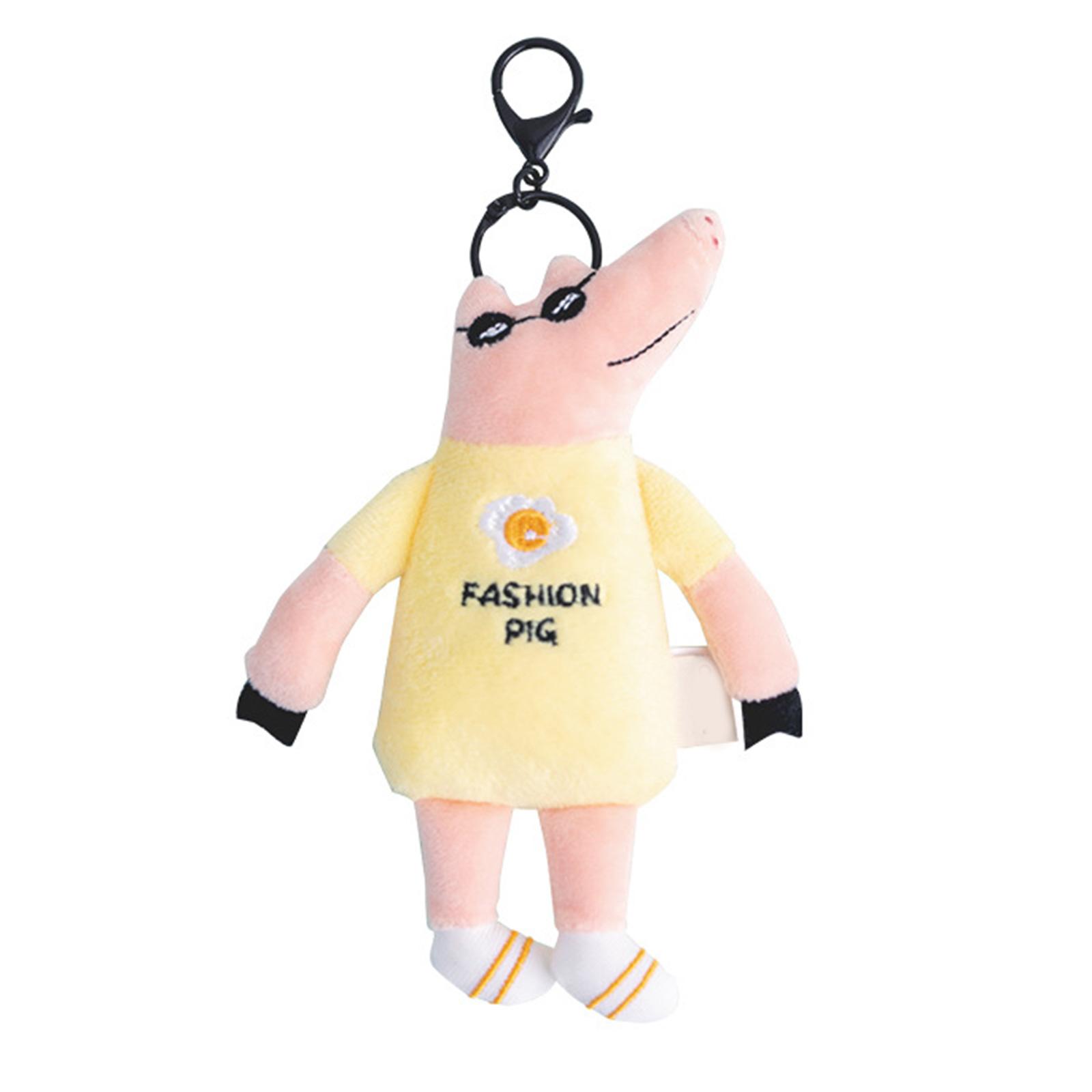 

Мультяшные плюшевые животные брелок милые украшения брелок украшение рюкзак сумочка подвеска подарок для девочек женщин 3