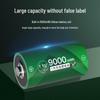 Delipow Тип D 1,5 В USB-перезаряжаемая литиевая батарея 9000 мВтч Штепсель CN (адаптер в комплекте)