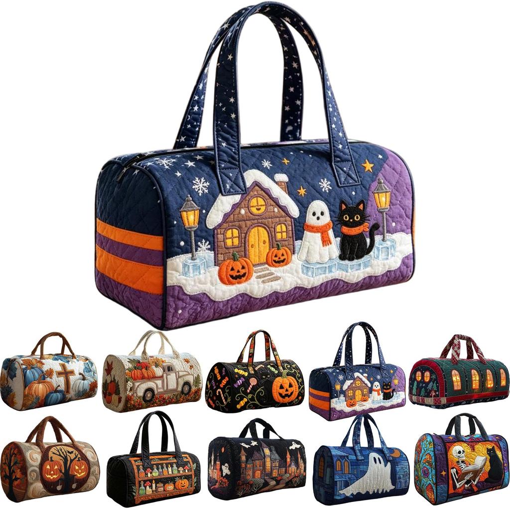 Damen Stepp-Baumwolle Fußball-Print Reisetasche, Stilvolle Yoga Übernachtungs-Handtasche