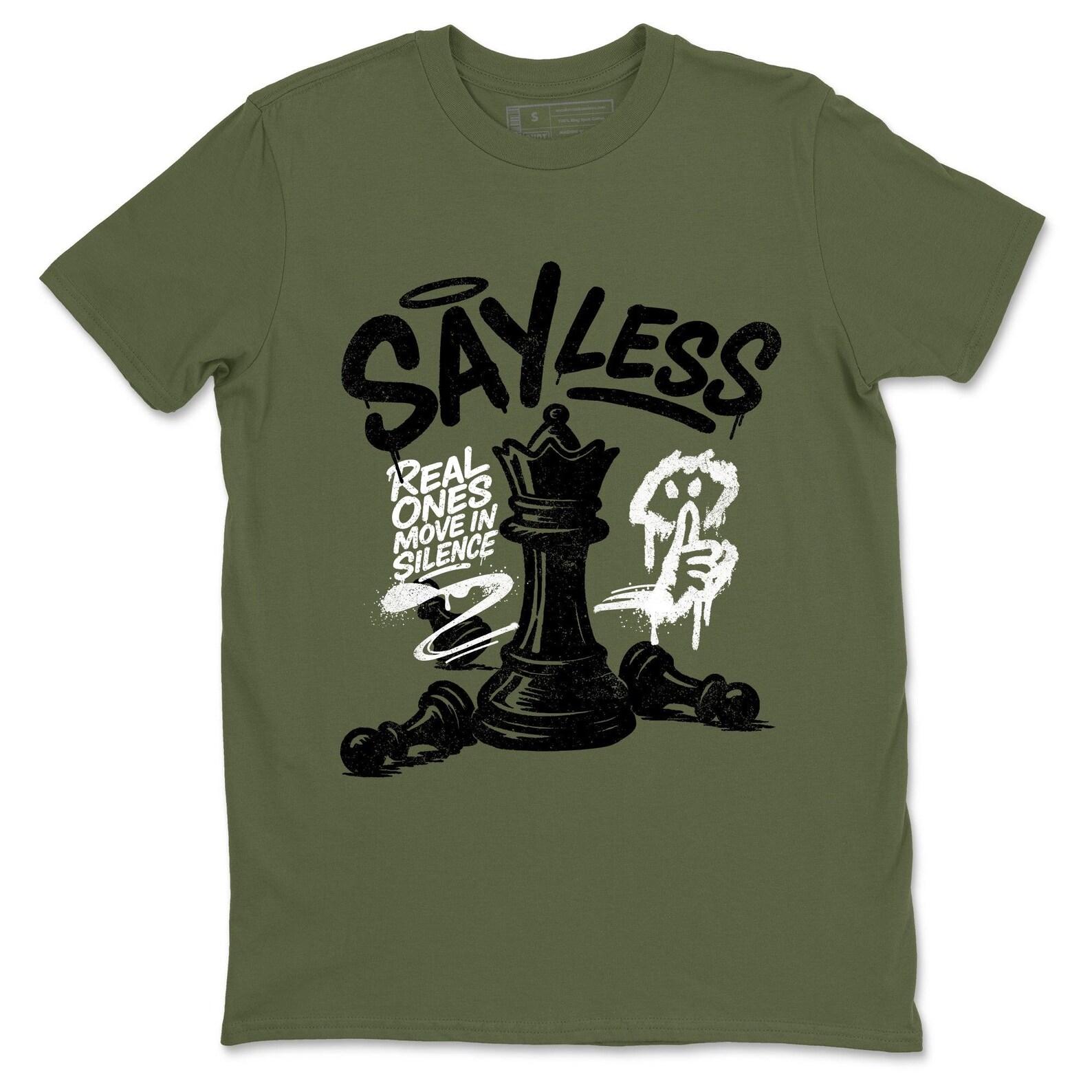 Say Less Graphic Tee, Streetwear Chess Design 3XL
