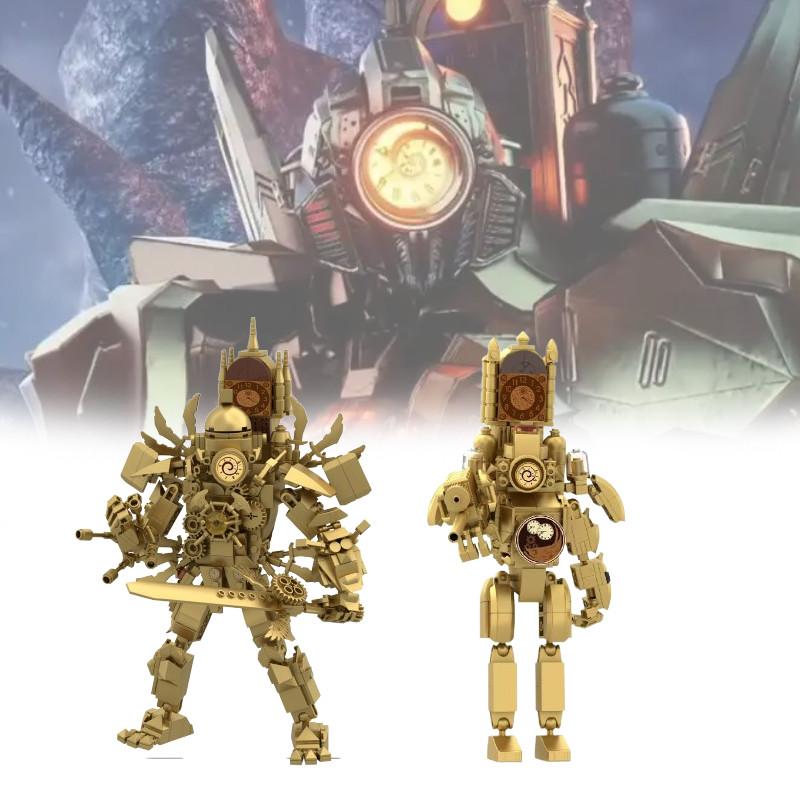 Clockman Toylet Skibidi Game Series Building Blocks Toys Children Festival Gift