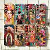 Fashion FridaS-S K-Kahlo Phone Case For Samsung Galaxy A73,A72,A71,A70,A53,A52,A51,Others Soft Black Cover