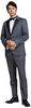 Takeo Kikuchi FORMAL Peak Lapel Tuxedo Cloth Charcoal Gray 04 Men's Suit, 07061001, (014) (LL)