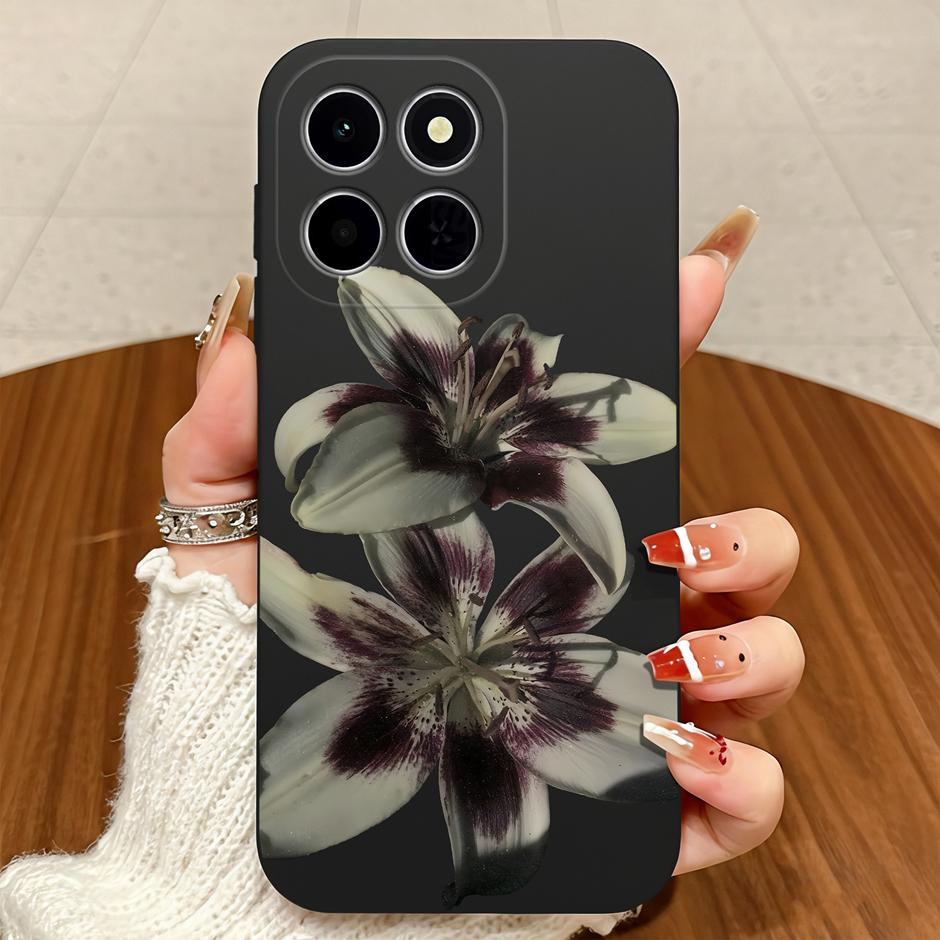 For Honor X6C X6B X6D X7D X7C Case Brilliant Flower Vintage Dyeing Anti-drop Simplicity Matte Shell For HonorX6C honorx7d Bumper