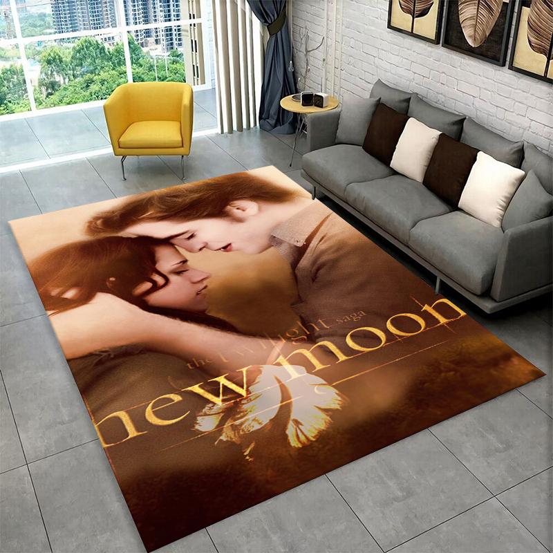

Classic Twilight Saga Edward Bella Carpet Rug for Playroom Bedroom Living Room Sofa Home Decor,kid Area Rug Non-slip Floor Mat 40x60cm