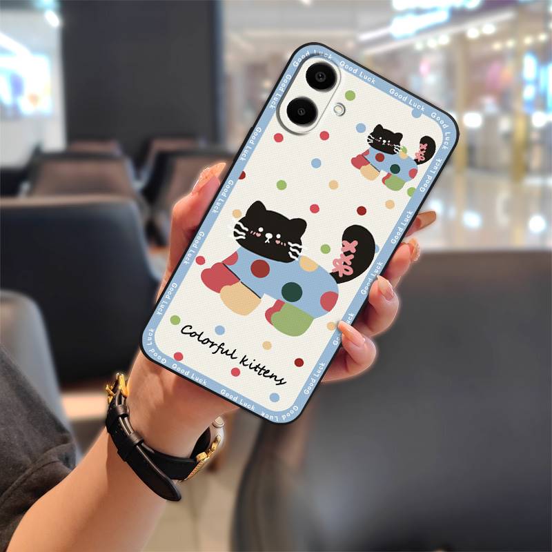 TPU Silicone Phone Case For Samsung Galaxy A06/SM-A065F/M Cute Shockproof Full Wrap Waterproof Phone Pouch Back Cover