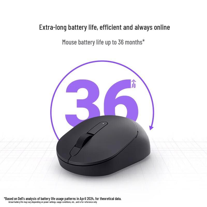 Dell MS355 Silent Dual-Mode Wireless Mouse