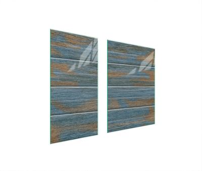 GLAS SCHUTZPLATTE BRETT 75x52 HOLZ