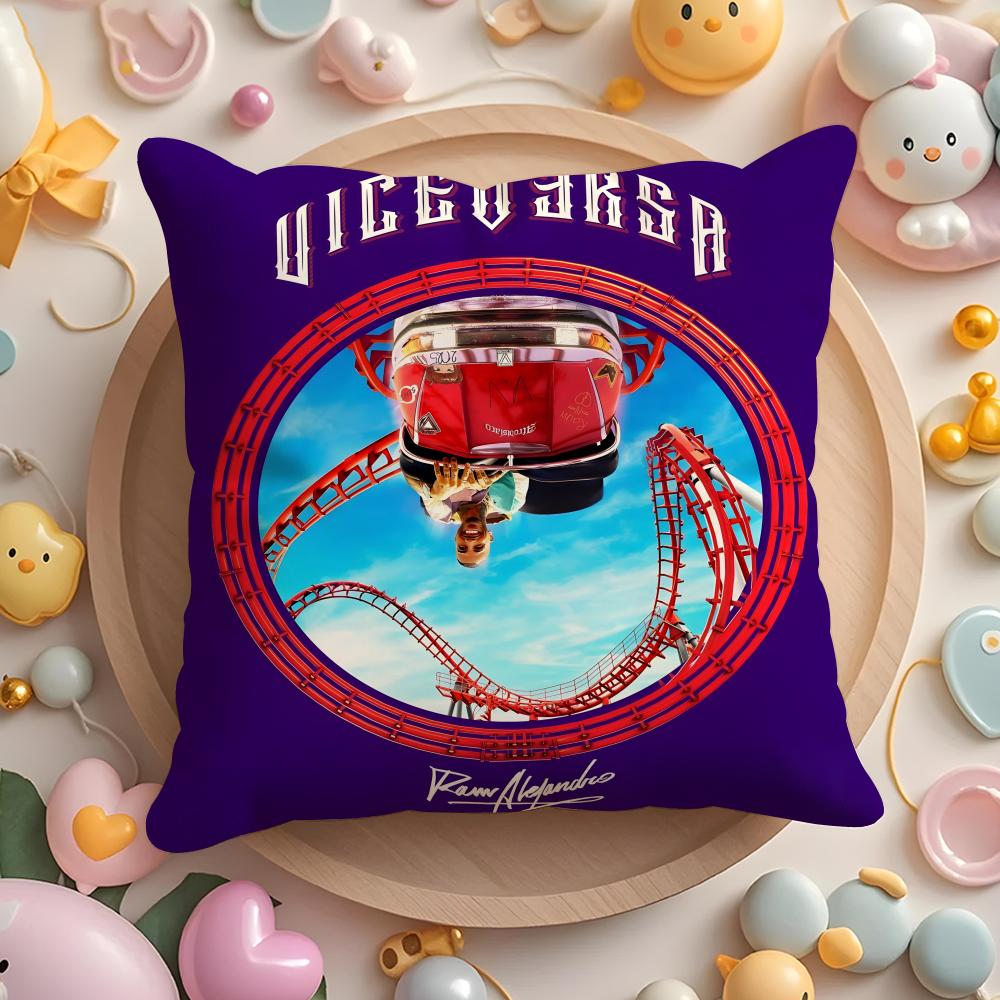 R-Rauw Alejandro singer-songwriter Cushion Cover Home & Car Multi-Scene Pillow Cover - Reversible, Soft & Durable for Daily Use