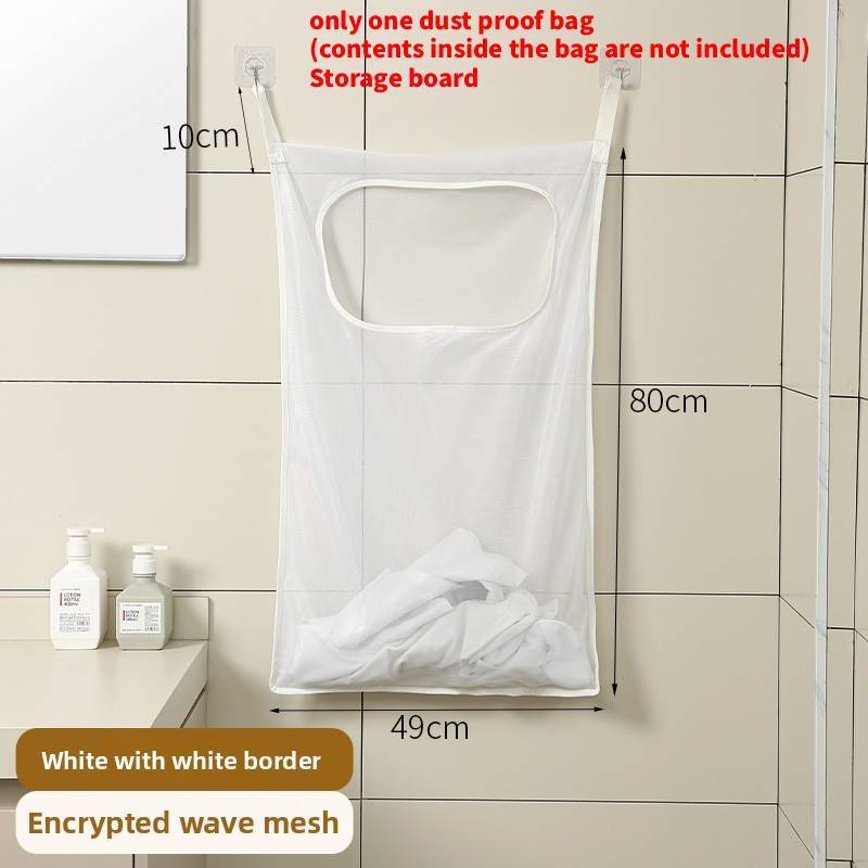 Wall Mounted Fabric Hanging Organizer Bag For Clothes Toys And Underwear Storage In Bedroom