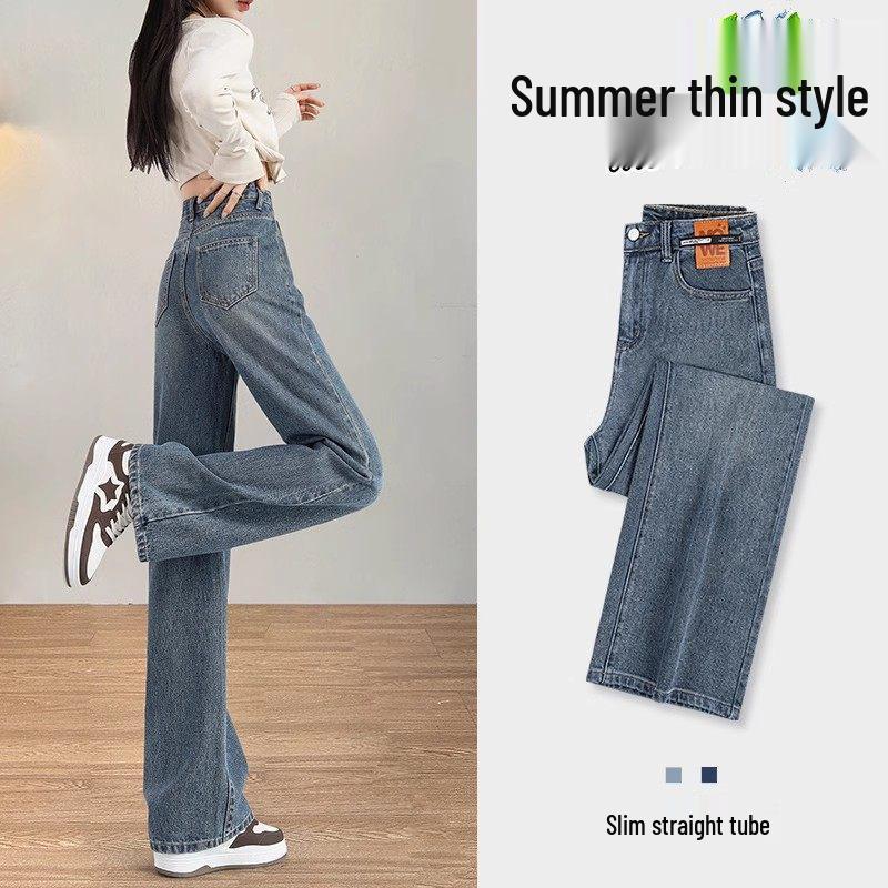 Women s Spring 2026 Bestseller: Light Color High-Waist Petite Straight-Leg Jeans 30