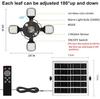 Luce Solare per Capanno Interno Esterno Lavoro Giorno e Notte Luce a Sospensione con 5 Modalità di Illuminazione e 2 Timer, con Telecomando per Capanno Gazebo Garage