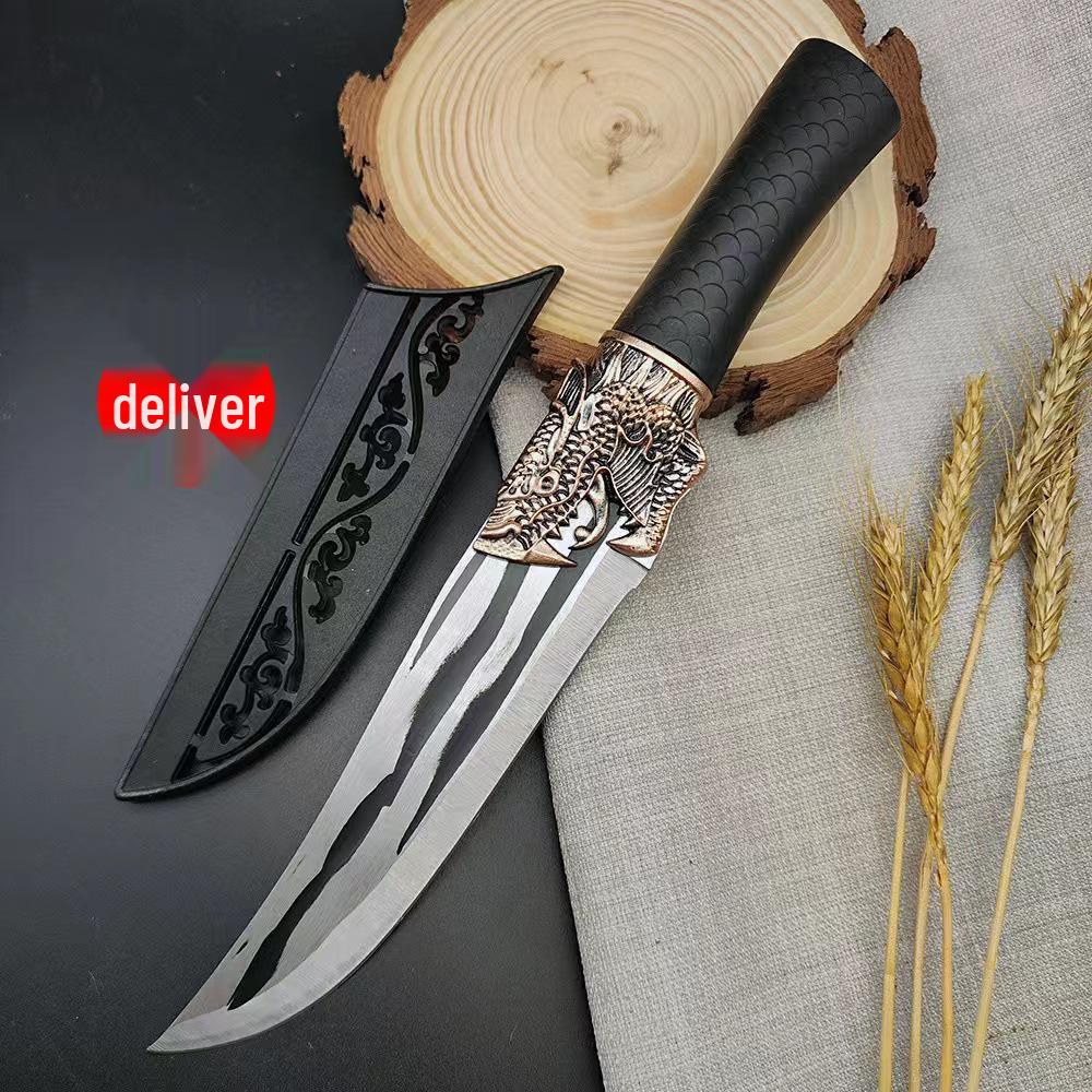 Hand-Forged Non-Slip Handle Boning Knife - Ideal for Butchering and Skinning