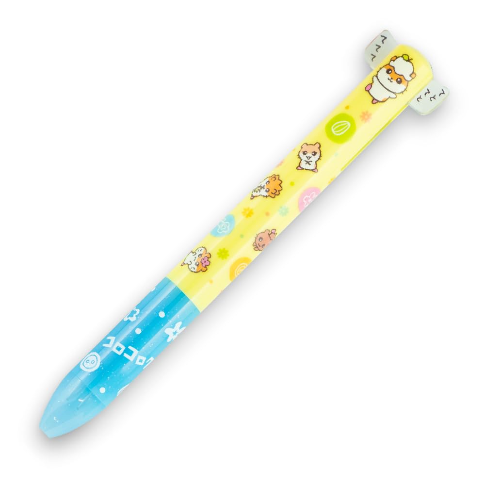 

CoroCoro Krillin and red ballpoint mimi pen Sanrio funbox stationery cute character goods mail order [black two-color pen]