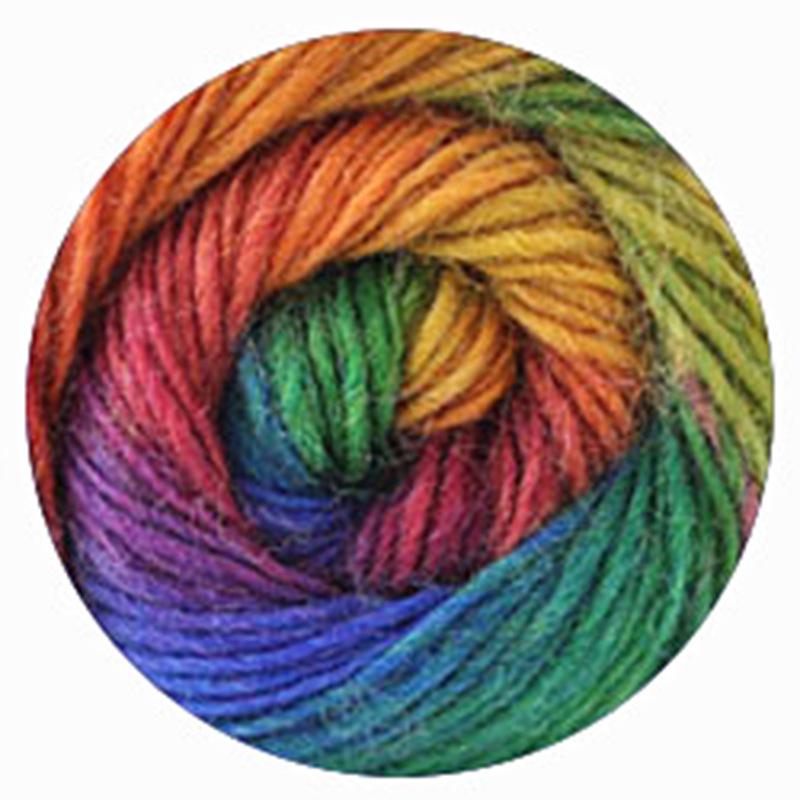 Gradient Rainbow Wool Knitted Jacket, Scarf & Shawl Yarn – Soft & Luxurious DIY Knitting Wool