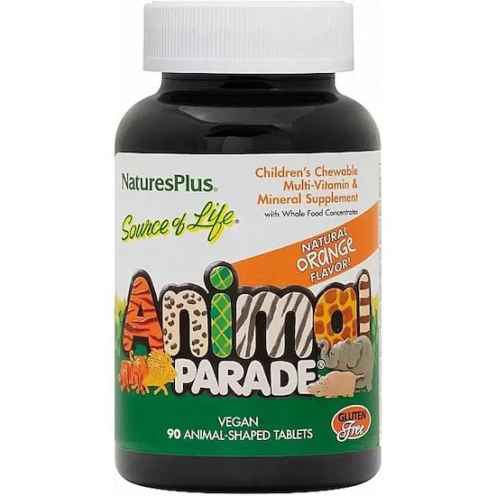 Nature's Plus Multi-Vitamin & Mineral Supplement, ORANGE CHEWABLE 90 Tablets