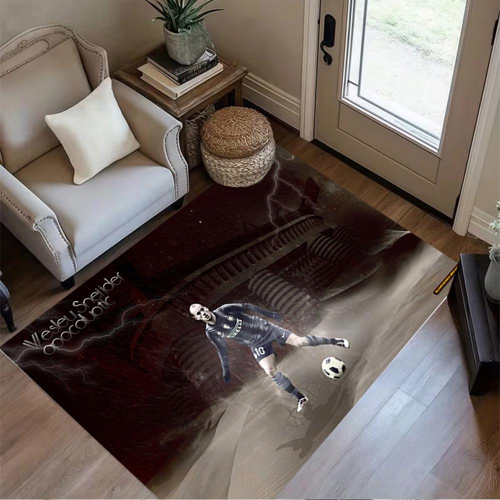 Powerful Soccer Kick Carpet Suitable for Dormitory Study room Entryway Living Rooms Anti-slip Rug Office home decor