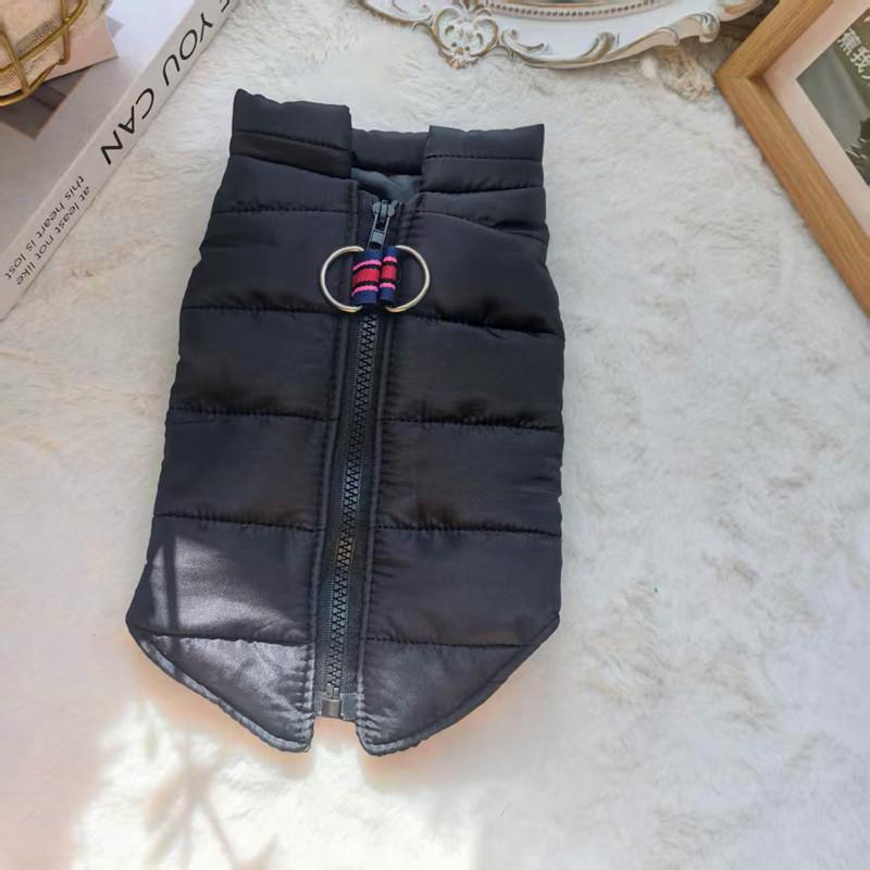 Dog Vest with Leash Buckle: Warm Winter Coat for Small, Medium, and Large Breeds.