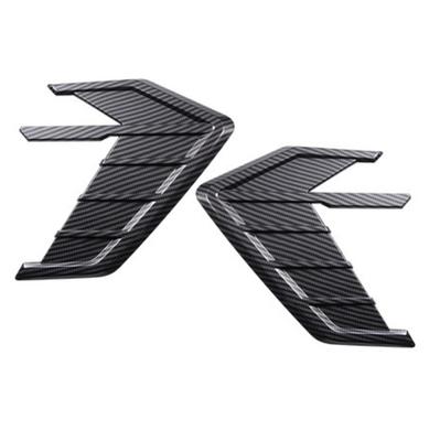 Universal Glossy Carbon Fiber Look Car Side Fender Air Vent Intake Trim Sticker