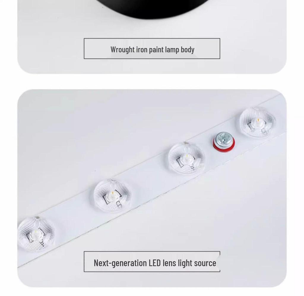 Modern 2025 LED Ceiling Light - Super Bright, Eye-Friendly for Bedroom, Study & Dining Areas