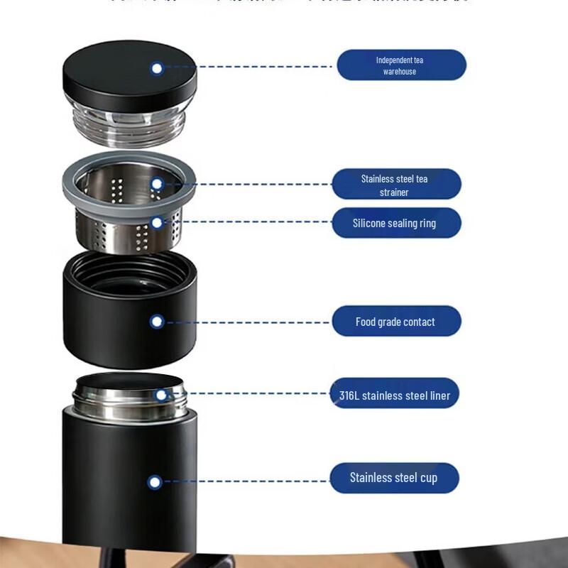 LocknLock 316L Stainless Steel Business Insulated Cup