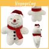 Cute Christmas Snowman Pillow Soft And Cuddly Stuffed Animal Toy