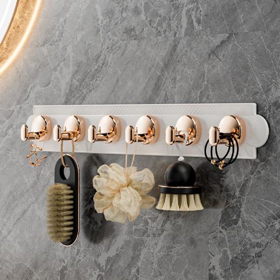Self-Adhesive Wall Bathroom Hook Strong Load-bearing Hanger Organizer Hook