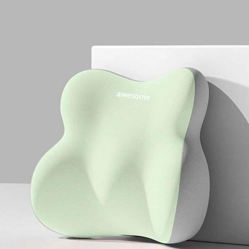 Curved Memory Foam Cushion - Coccyx Comfort; Ideal Pressure Relief for Car or Office, 1PC